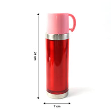 Insulated Travel Mug Bottle with Handle Lid (500 ML) - justgrabit.in | Just Grab It