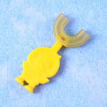 Cute Cartoon Duck U - Shape Baby Toothbrush (1 Pc / Mix Color) - justgrabit.in | Just Grab It
