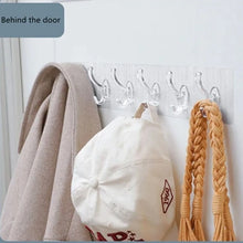 Adhesive Golden & Transparent Heavy Duty Wall Hook - justgrabit.in | Just Grab It