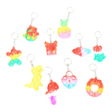 Compact Pop It Keychain – Fun Stress Relief Fidget Toy (1 Pc | Mix Design) - Justgrabit Inc.