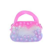 Silicone Pop It Coin Purse with Zipper and Handle (1 Pc) - justgrabit.in | Just Grab It