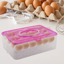 Double Layer 24 Grid Egg Storage Box for Egg Storage Container - Justgrabit Inc.
