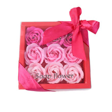 9 Pc Rose Flower Bath Soap (9 Pcs Set) - Justgrabit Inc.
