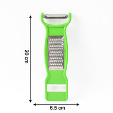Supermom 3 - in - 1 Multi - Functional Stainless Steel Vegetable & Fruit Peeler (1 Pc) - justgrabit.in | Just Grab It