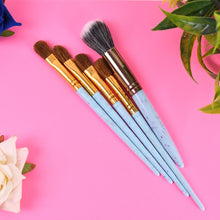 5pc Makeup Brush tools kit (5 Pcs Set / Mix Color) - justgrabit.in | Just Grab It