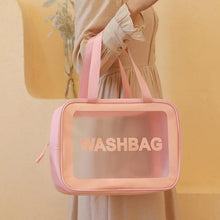 Big Zippered Cosmetic Pouch, Toiletry Bag for Cosmetics (1 Pc) - justgrabit.in | Just Grab It