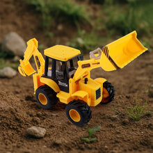 LALA Friction Powered JCB Style Backhoe Loader Construction Toy Truck for Kids (1 Pc) - justgrabit.in | Just Grab It