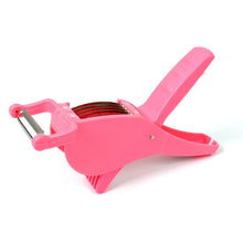 Plastic 2 in 1 Vegetable & Fruit Multi Cutter 5 Blade Vegetable Cutter with Peeler (1 Pc / Multicolor) - justgrabit.in | Just Grab It