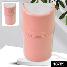 Mini Trash Can, Dustbin Plastic Garbage Can with Lid (1 Pc) - justgrabit.in | Just Grab It