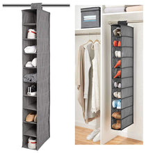 10 - Tier Foldable Multipurpose Storage Rack – Collapsible Fabric Wardrobe Organizer - justgrabit.in | Just Grab It