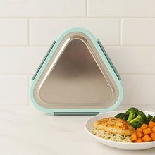Ganesh Trinity 2 - Piece Stainless Steel Triangle Lunch Box Set - Justgrabit Inc.
