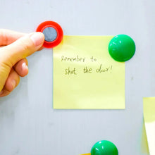 White Board Magnetic Particle Circle 2cm Color Magnetic Nail Household Teaching Magnet Strong Plastic Magnetic Buckle (Pack of 200pc) - justgrabit.in | Just Grab It