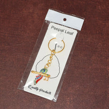 Krishna Flute with Peacock Feather Design Keychain (1 Pc) - justgrabit.in | Just Grab It
