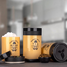 Airtight Containers – For Tea, Coffee, Sugar & More (3 Pcs Set) - justgrabit.in | Just Grab It