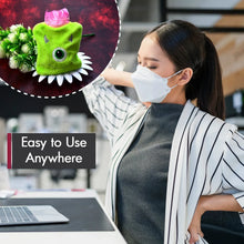 Green One - Eyed Monster Print Small Hot Water Bag with Cover for Pain Relief - Justgrabit Inc.