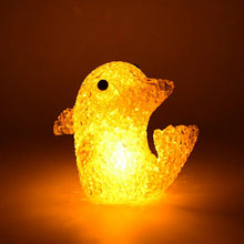 Dolphin Shape Crystal LED Night Light Lamp – Cute Glowing Animal Decorative Light (1 Pc) - Justgrabit Inc.
