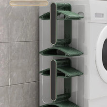 Hanger Organizer Stacker, Wall Mounted Stretchable Clothes Hanger Holder Organizer, Wall Mount Clothes Rack Organizer for Washing Machine, Hanger Storage Rack - Justgrabit Inc.
