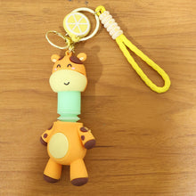 Cute Giraffe Cartoon Keychain (1 Pc) - justgrabit.in | Just Grab It