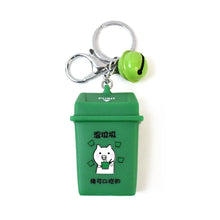 Trash Can Keychain Recycle Can Keyring Novelty Keychain Garbage Classification keyholder for and Adults - Justgrabit Inc.