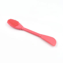 2 - in - 1 Silicone Mask Brush for Cleansing & Mud Mask Application - justgrabit.in | Just Grab It