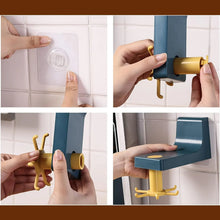 360 Degree Rotating Self Adhesive Plastic Wall Hook Hanger; Multifunctional Hanger with 6 Heavy Duty Claw Hooks - justgrabit.in | Just Grab It