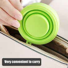 Round Silicone Foldable Glass / Cup, Foldable Travel Mug With Lid (1 Pc) - justgrabit.in | Just Grab It