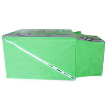 Foldable Bus Shape Toy Box Storage with Lid for Storage of Toys Basket Useful as Toy Organizer mountable Racks Surface Multipurpose Basket for Kids Wardrobe Cabinet Wood with Cloth Cover For Home Decor Books, Game, Baby Cloth (Mix Color & Design ) - Justgrabit Inc.