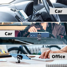360° Rotating Magnetic Car Phone Holder in Metal (1 Pc, Folding) - justgrabit.in | Just Grab It