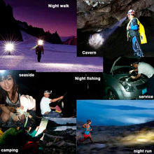 Head Lamp 15 Led Long Range Rechargeable Lamp Use For Camping, Hiking - justgrabit.in | Just Grab It