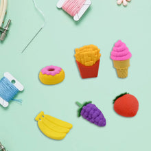 3D Food Fancy & Colorful Erasers – Cute Novelty Eraser Set for Kids & School Prize (1 Set / Mix Design & Color) - Justgrabit Inc.