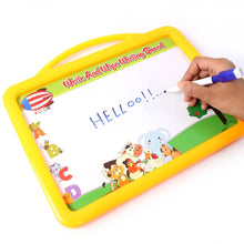 2 - in - 1 Kids Writing Board Set – Double - Sided Whiteboard & Blackboard - justgrabit.in | Just Grab It