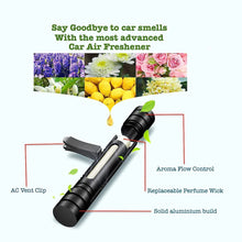 Car Air Perfume For AC Vent - New Long Lasting And Sweet Fragrances with Rotating Flow Control - Magnetic, Ocean, Lavender, Cologne, Lemon - Interior Accessories For Car - justgrabit.in | Just Grab It