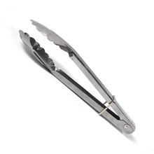 Metal Household Kitchen Salad Dessert Buffet Food Tong Clamp Clip (1 Pc / 17 Cm) - justgrabit.in | Just Grab It