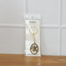 Premium Golden Metal Durga Maa Keychain (1 Pc) - justgrabit.in | Just Grab It