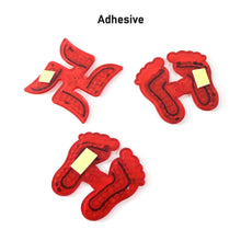 Decorative Laxmi Charan (Pagla) & Swastik Combo Set (3pc Set) - Justgrabit Inc.