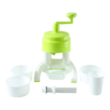 Manual Hand Crank Ice Crusher Snow Maker Machine (1 Set Mix Color) - justgrabit.in | Just Grab It