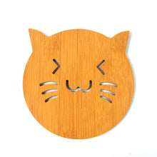 Square Bamboo Wood Table Place mat Hot Pot Cup Mat Tea Coaster(14×14 Cm / 1 Pc) - justgrabit.in | Just Grab It