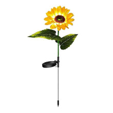 Sunflower Solar LED Lights, Warm White Garden Light (1 Pc) - Justgrabit Inc.