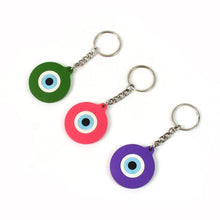 Evil Eye Rubber / Silicone Keychain (1 Pc / Mix Color) - justgrabit.in | Just Grab It