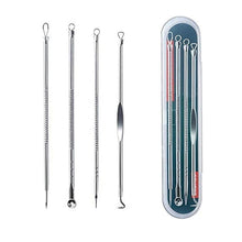 Blackhead Remover, 4 - in - 1 Stainless Steel Pimple Extractor Tool (1 Pc) - justgrabit.in | Just Grab It