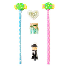 Fun Candy Design Pencil Set with Accessories Set (1 Set ) - justgrabit.in | Just Grab It