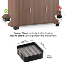 Premium Multipurpose Heavy Duty Cupboard / Refrigerator / Sofa Base Stand - Set of 4 Pcs - Justgrabit Inc.