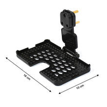 Multi - Purpose Wall Holder Stand for Charging Mobile (Black) - justgrabit.in | Just Grab It