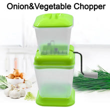 Small Onion Chopper & Vegetable Chopper Quick Cutter with Rotating Blade - Justgrabit Inc.