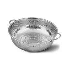 Stainless Steel Colander with Handle, Large Strainer Basket for Kitchen (25.5 cm) - Justgrabit Inc.