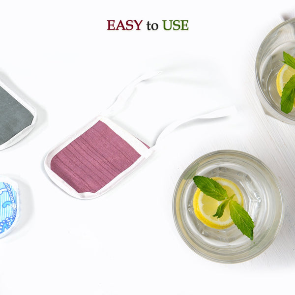 Reusable Cotton Water Filter Cover - justgrabit.in | Just Grab It