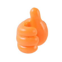 Orange Multifunctional Multi functional Hand Shape Wall Clip Hanger Keys Cable Holder - justgrabit.in | Just Grab It