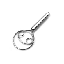 Dough Whisk, Premium Stainless Steel Dutch Whisk, Dough Hand Mixer Artisan Blender For Egg, Bread, Cake, Pastry, Pizza Dough - Perfect Baking Tools, Whisking, Tirring Kitchen Tools (1 Pc) - Justgrabit Inc.