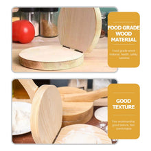 Small Wooden Dumpling Press Tool Tortilla Press Dough Dumpling (1 Pc) - justgrabit.in | Just Grab It