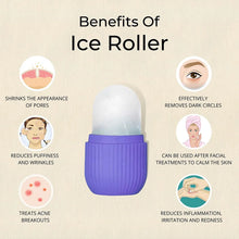 Beauty Ice Roller for Face & Eye Massage (Reusable, Purple / Without Box) - Justgrabit Inc.
